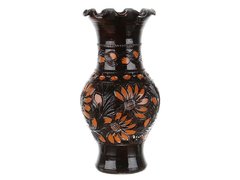 Vaza ceramica maro de Corund 40 cm